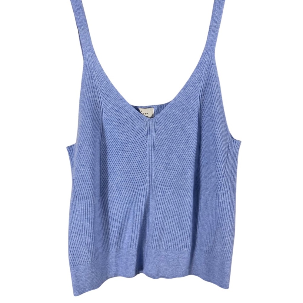 A New Day Sweater Cami Blue  with V neck Sz XXL
